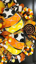 Load image into Gallery viewer, CANDY CORN WREATH (RIGHT SIDE)
