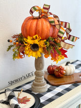 Load image into Gallery viewer, SUNFLOWER PUMPKIN CENTERPIECE
