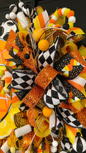 Load image into Gallery viewer, CANDY CORN WREATH (LEFT SIDE)
