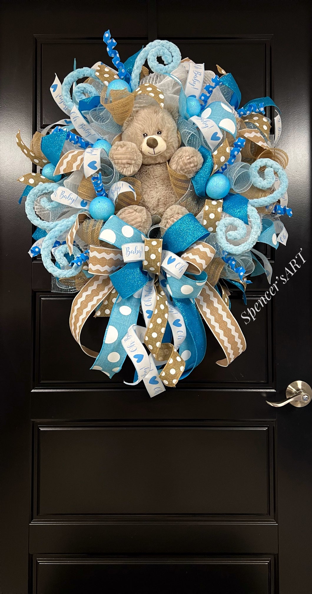 BABY BOY WREATH