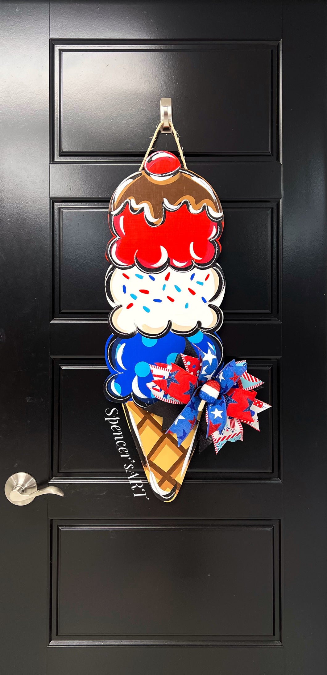 PATRIOTIC ICE CREAM CONE