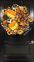 Load image into Gallery viewer, CANDY CORN WREATH (LEFT SIDE)
