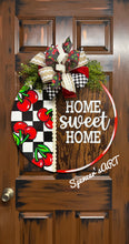 Load image into Gallery viewer, CHERRY CHECKERED STAINED ROUND
