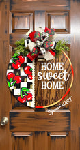 Load image into Gallery viewer, CHERRY CHECKERED STAINED ROUND
