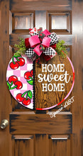 Load image into Gallery viewer, CHERRY CHECKERED STAINED ROUND
