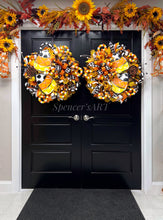 Load image into Gallery viewer, CANDY CORN WREATH (LEFT SIDE)
