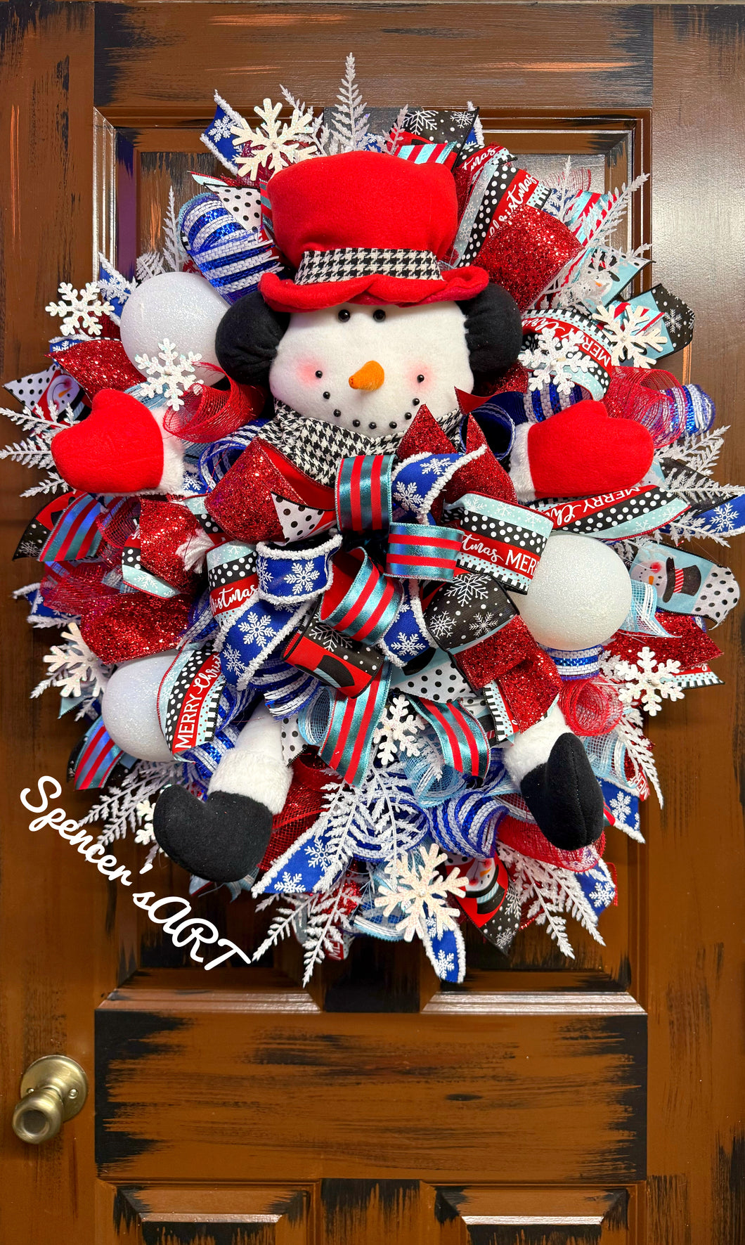 SNOWMAN WREATH